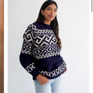 Brunette the Label - Fair Isle Knit sweater